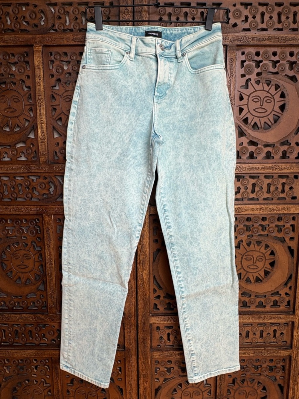 Express TALL Mid-Rise Boyfriend Cropped Straight-Leg Jeans - 2L Long